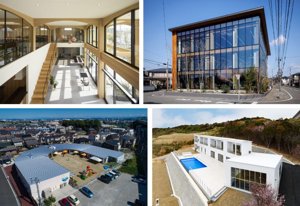 SE構法（社屋①・社屋②・こども園・保養施設）